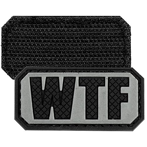 LIVABIT PVC Rubber 3D Morale Patch MP-43 Tactical Airsoft Paintball Small Gray WTF