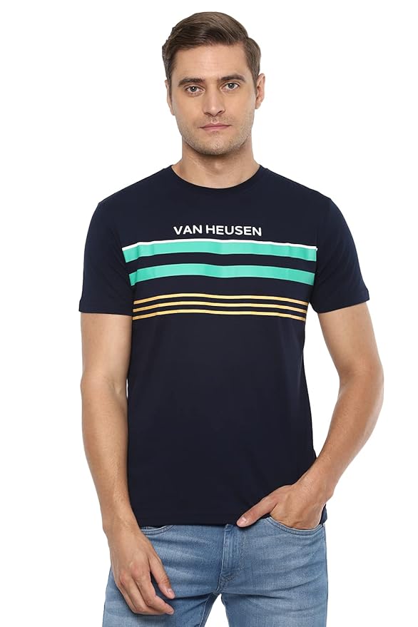 Buy Van Heusen Men's Regular fit TShirt at Amazon.in