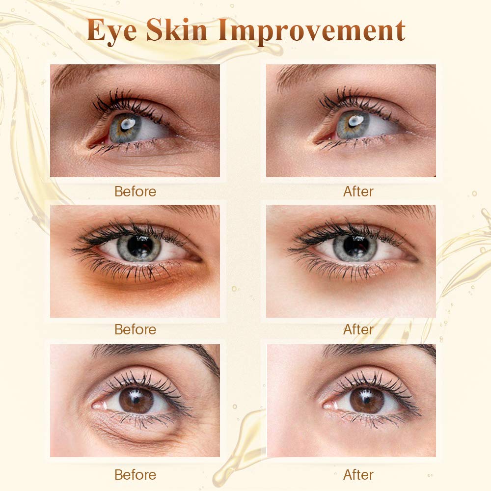 24K Golden Collagen Eye Pads Gel Eye Mask for Eyes Treatment