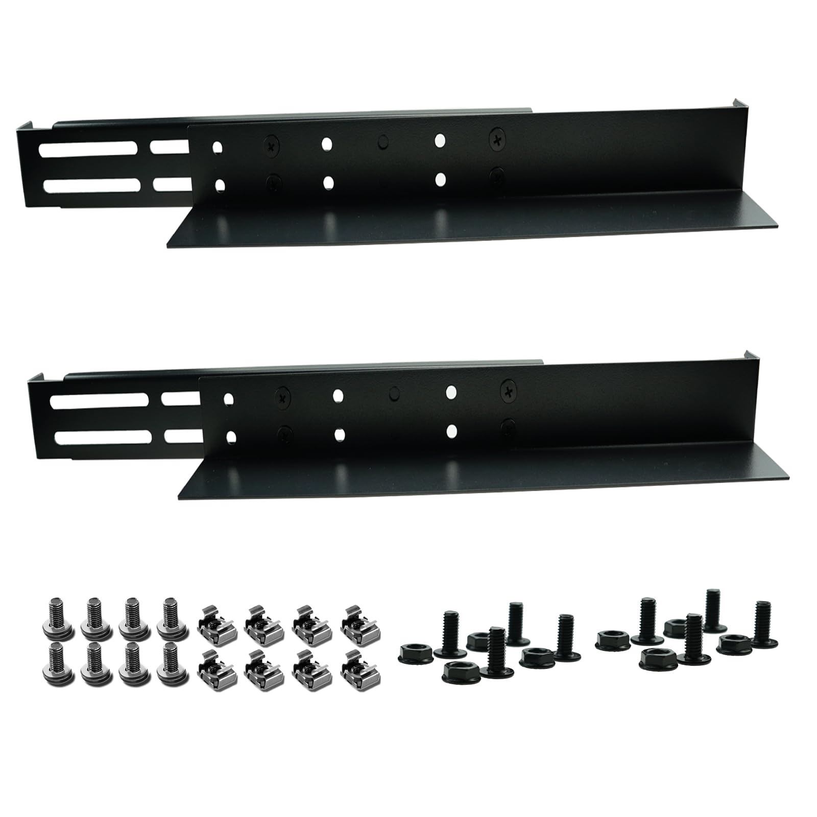 1U Server Rack Rails, Universal Rack Mount Rails Fit for Dell Compaq Hp ...