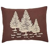 Declan Stenciled Burlap Pillow 14x18