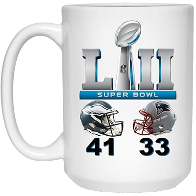 Super Bowl 52 Final Score Coffee Mug Philadelphia Jamaica | Ubuy