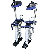 TINVHY 15-23In Adjustable Drywall Stilts for Sheetrock Painting or Cleaning Silver