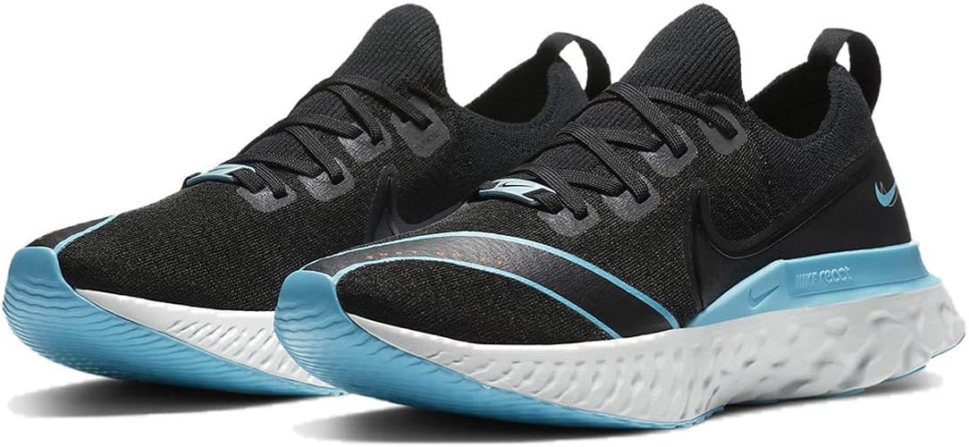 Amazon ナイキ リアクト インフィニティ ラン フライニット React Infinity Run Fk ブラック ブルー ピュアプラチナム ダスト Ct1499 001 日本国内正規品 ランニング
