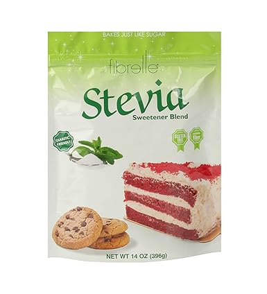 Fibrelle Fiber-Rich Stevia Sweetener para hornear, bolsa de ...