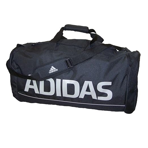 Adidas Holdall Team Kit Bag Medium Black Amazon.co.uk Clothing