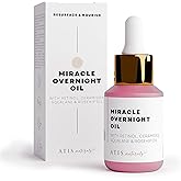 Miracle Overnight Retinol & Squalane Oil with Ceramides & Rosehip Oil for Face - Potent Anti Aging Face Serum to Reduce Fine Lines & Wrinkles | Gua Sha Oil, Retinol Serum