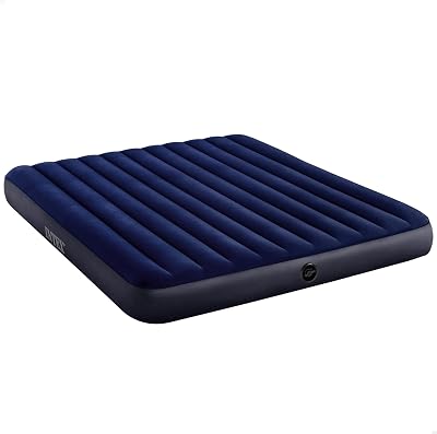 Intex 64755, colchão inflável, unissex infantil, azul, 183x203x25cm
