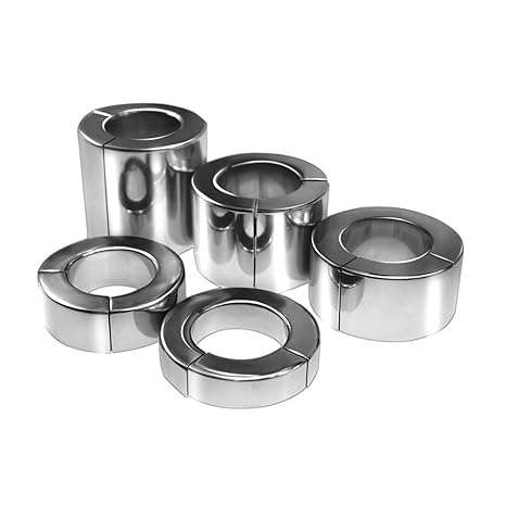 Metal Scrotum Pendant Ball Stretchers Testis Weight penis Restraint Stainless Steel Cock Lock Ring (Height 56mm)
