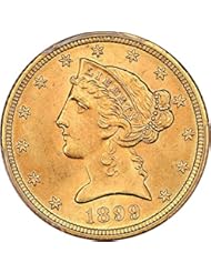 From Amazon.com. Click for details:
 Coins: 1899 P $5 Liberty Gold Five Dollar MS65 PCGS Coins: 1899 P $5 Liberty Gold Five Dollar MS65 PCGS