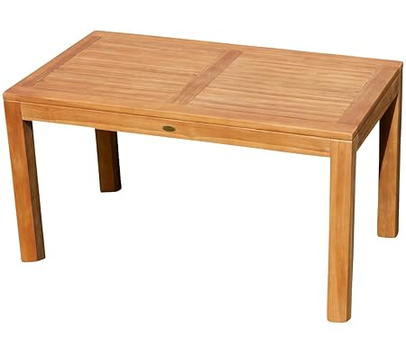 ASS Wuchtiger Teak Bigfuss Gartentisch 140x80 Holztisch Teaktisch Garten Tisch Holz von