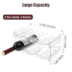 YENXIKU Wine Rack for Countertop, Fridge, Inside