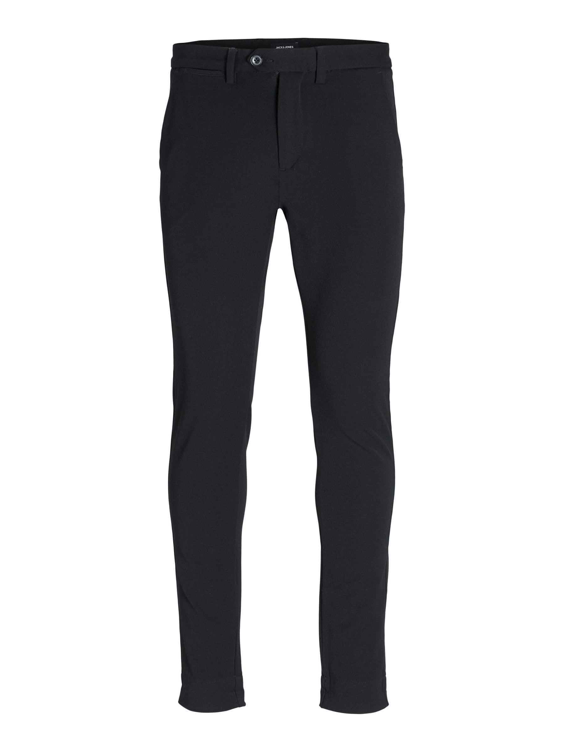 JACK & JONES Mens Connor Chino Pants Black 36W / 34L