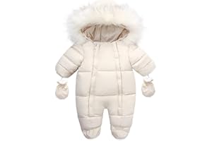 Tumaron Baby Girl Winter Snowsuit Toddler Jacket Clothes For Boy Infant Jumpsuit Hoodied
