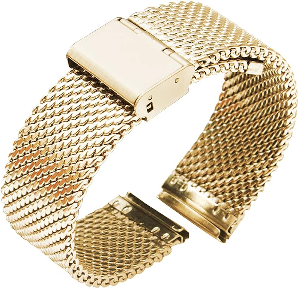 Watch Strap 16mm 18mm 20mm 22mm 24mm Stainless Steel Mesh Watch Strap