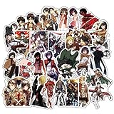 Attack on Titan Anime Cartoon Laptop Stickers Waterproof Skateboard Pad MacBook Car Snowboard Bicycle Luggage Decor (39pcs)
