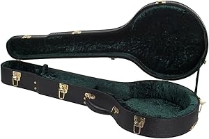 Superior CD-1535 Deluxe Hardshell 11 Inch Openback Banjo Case