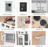 Kidoz Signature Kids Wooden Kitchen Large Playset White Kitchen view 6