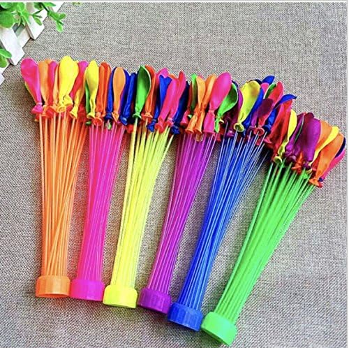 ABrand 6 Bunch Of Balloons 222 Water Balloon in 1 Minute (Random Colors)