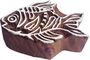 Royal Kraft Wooden Stamps DIY Fabric, Textile, Clay, Pottery, Paper, Henna Printing Blocks THDtag043