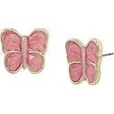 Betsey Johnson Women's Sweetheart Butterfly Stud Earrings