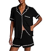 Victoria's Secret Modal Pajama Set, Short Sleeve Button Down Shirt and Shorts, Sleepwear for Women (XS-XXL)