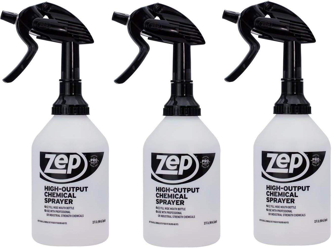 Zep 32 Oz High Output Chemical Sprayer (Pack of 3) Spray