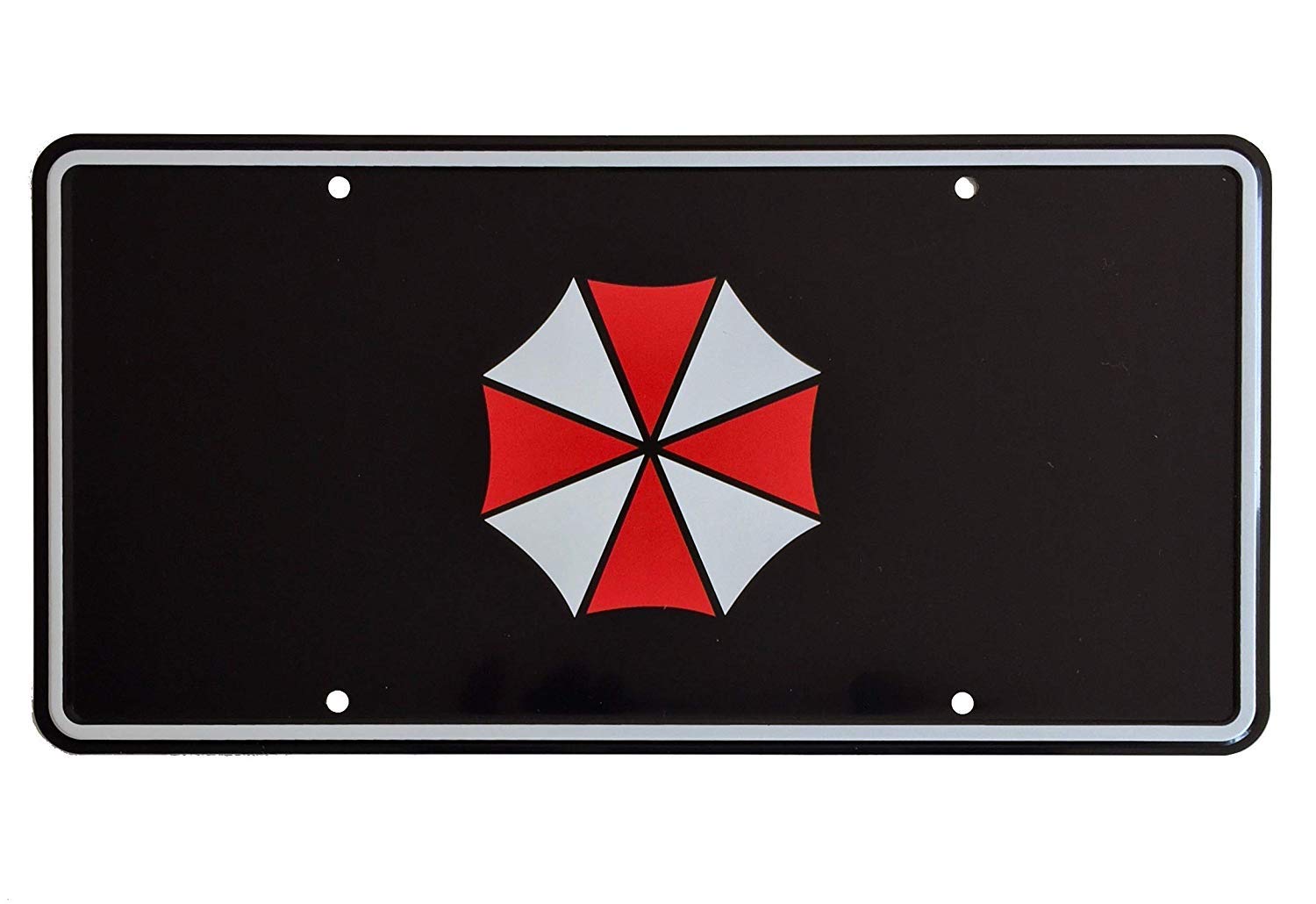 Super6props Umbrella Corporation Aluminium Replica Prop License Plate 300mm x 150mm