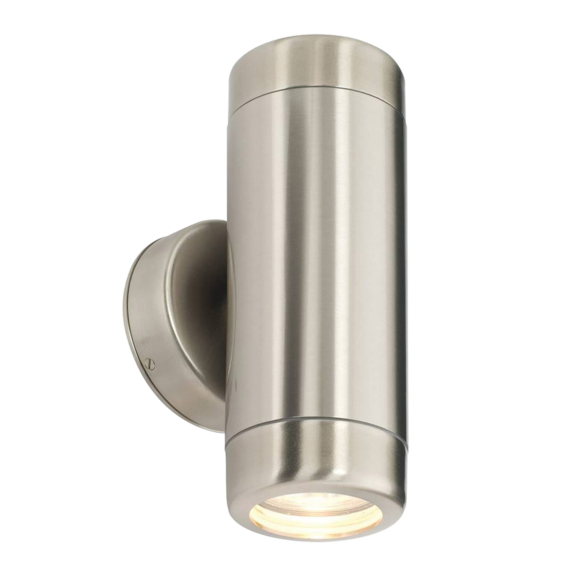 National Lighting Marine Grade Spot Lights - Outdoor Up Down Lights - Stainless Steel IP65 Rated Waterproof Wall Light Spotlights for Coastal Areas - Max 35W Halogen or GU10 LED (Not Included)