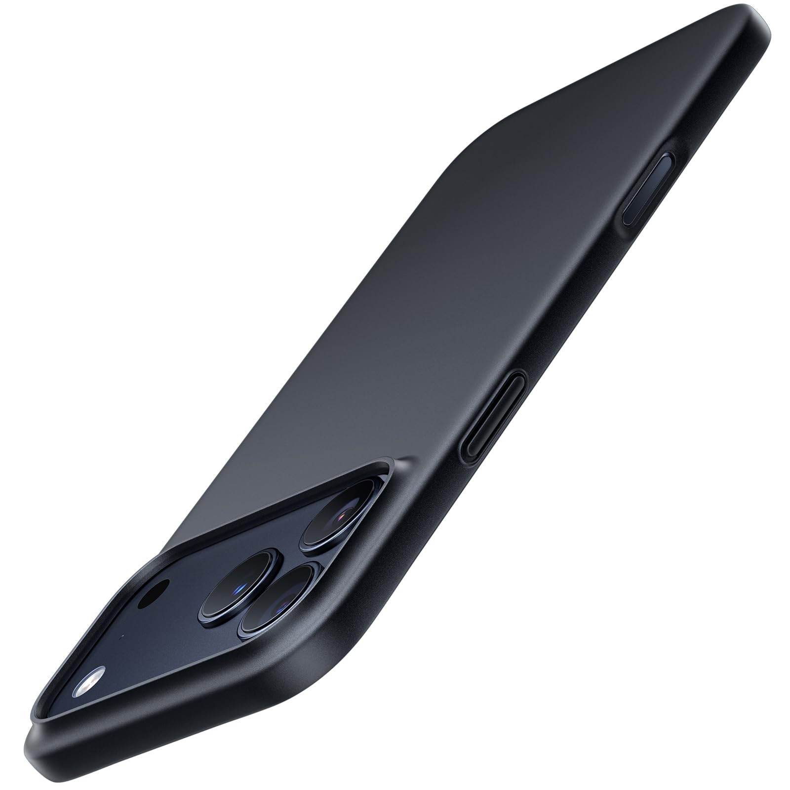 Photo 1 of TORRAS Slim Fit for iPhone 17 Pro Max Case, Ultra Thin 17 Pro Max Case, Lightweight Matte Anti-Scratch Hard PC Cover Phone Case for iPhone 17 Pro Max 6.9 inch, Black