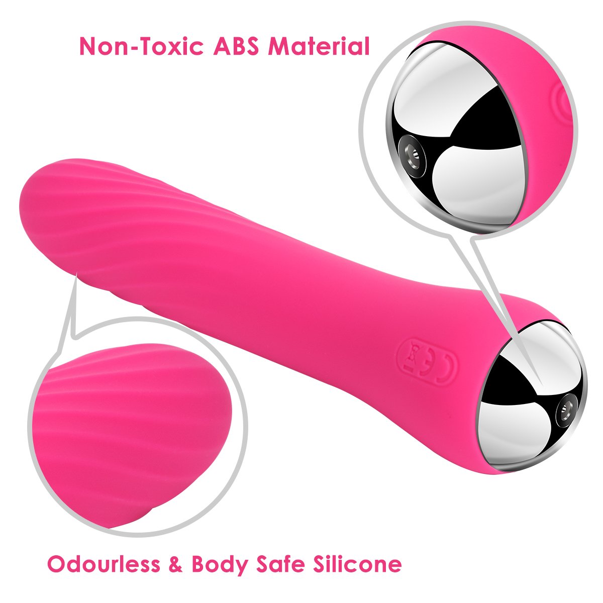 SVAKOM Anya Intelligent Vibrator Sex Toy Waterproof Rechargeable Stimulator Massager Powerful with Heating Function for Women (Plum Red)