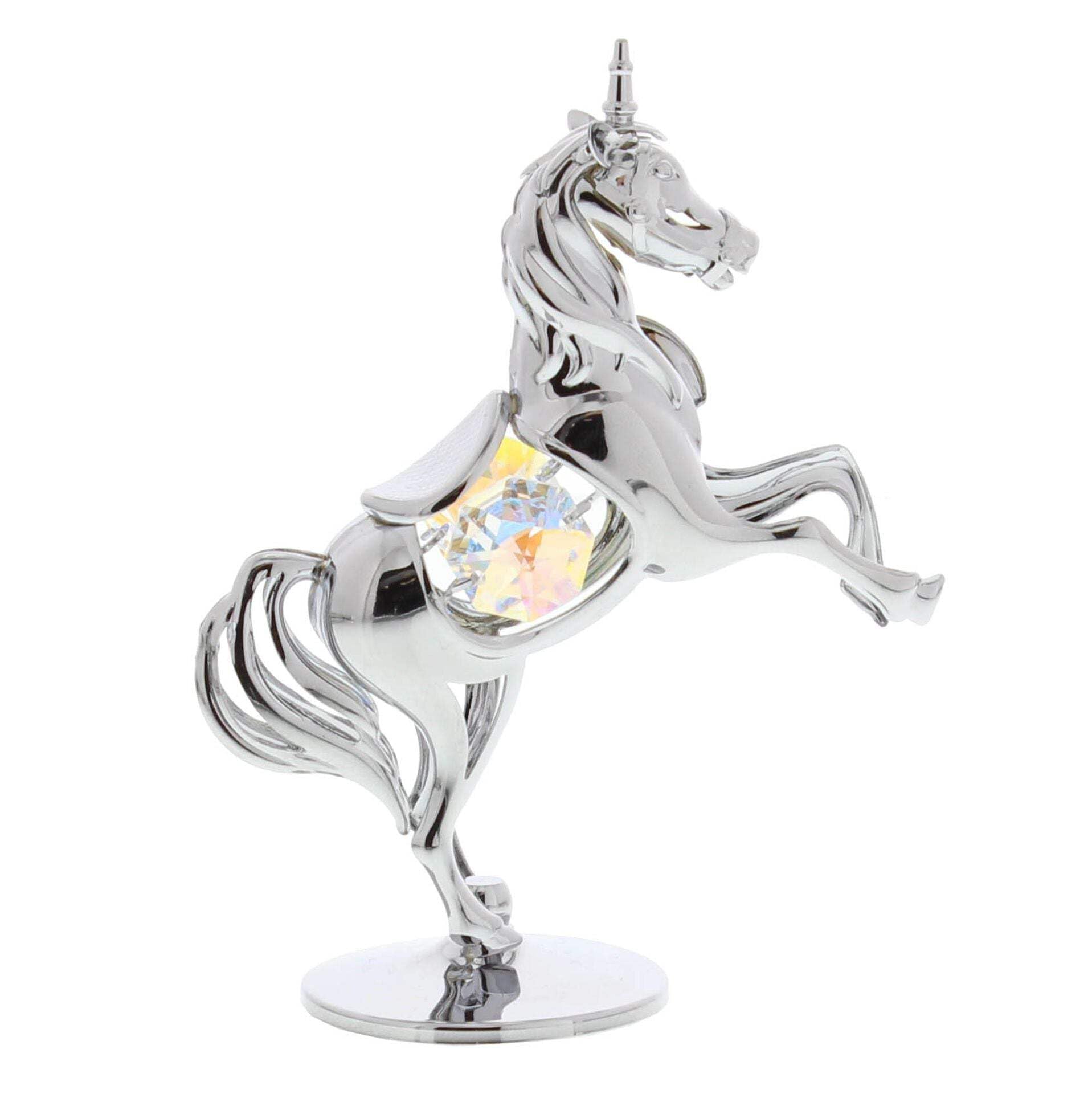 Crystocraft Unicorn Ornament with Swarovski Elements by CRYSTOCRAFT