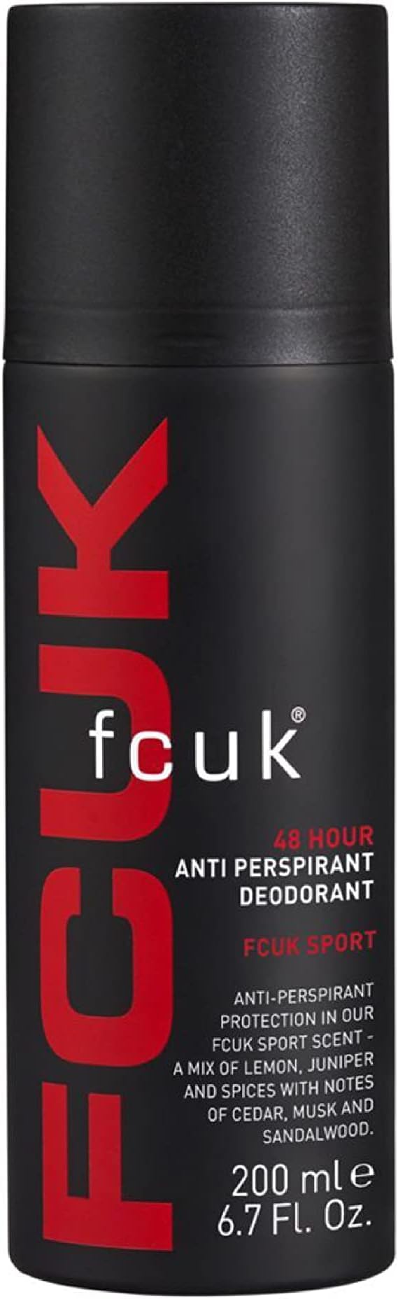 FCUK Sport Anti-Perspirant Deodorant 200ml Mens Body Spray