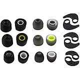 Zotech Accessory Pack for JayBird BlueBuds X, X2 & X3 Sport Headphones (3 Pair Memory Foam, 3 Pair Silicone Ear FINS & 3 Pair