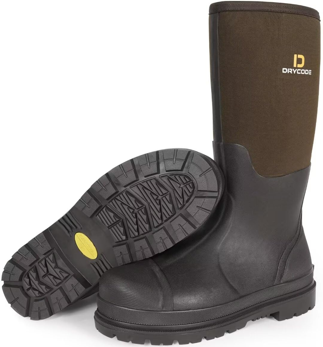 D DRYCODE Work Boots for Men with Steel
