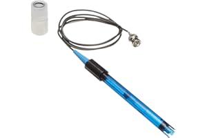 Oakton WD-35805-05 12mm Single-Junction Epoxy Body Gel-Filled pH Electrode, Standard, 0 - 14 pH Range