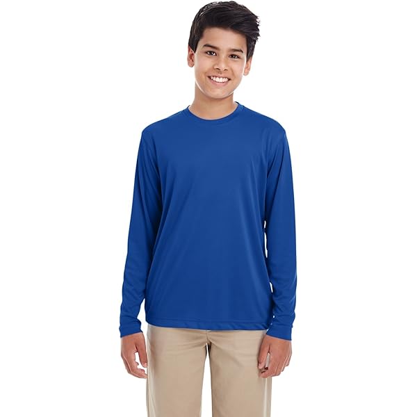 Team 365 Men's Zone Performance Long Sleeve Shirt - 4XL Dark Navy Athletic Wear