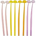 Maydahui 8 Pcs Cute Mushroom Rollerball Pens Bendable Soft Silicone Mushroomy Gel Black Ink Pen Jellyfish Shaped Pens for Student Teacher Office Supplies Desk Decor Party Favor