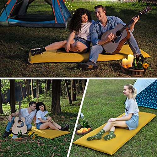 AIRELAX Self Inflating Sleeping Pad for Camping,3 Inches Foam Camping