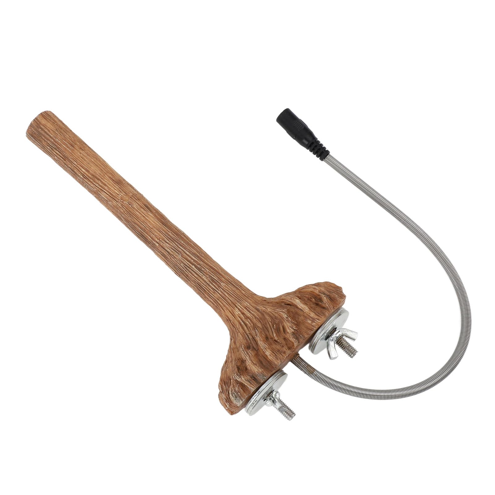 Heated Bird Perch, 12V 5W Thermostatic Heater - Adjustable Temperature, Anti-Bite Bird Warmer for Parrots, Parakeets, Small Birds (UK)