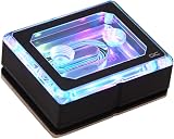 Alphacool Eisblock XPX Aurora Pro CPU Cooler Acryl Black Digital RGB view 4