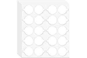 Guokoo 100 Pcs Double Sided Sticky Dots, 0.59" Museum Putty Clear Removable, Balloon Sticky Dots with Handle for Festival Home Office Party Poster Putty for Wall Decorations