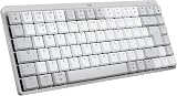 Logitech MX Mechanical Mini for Mac Keyboard Pale Gray Bluetooth USB-C UK Layout
