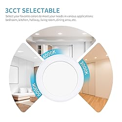 ECOELER 3CCT LED Disk Light, 6inch Dimmable LED
