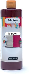 Fabricoat Fabric Paint Maroon 250ml – Soft Finish for All Fabrics view 4