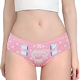 Littleforbig Women's Ladies Soft Cotton Underwear Comfortable Hipster Briefs Babydoll Blushing Baby 'Oopsie’ Potty Pants