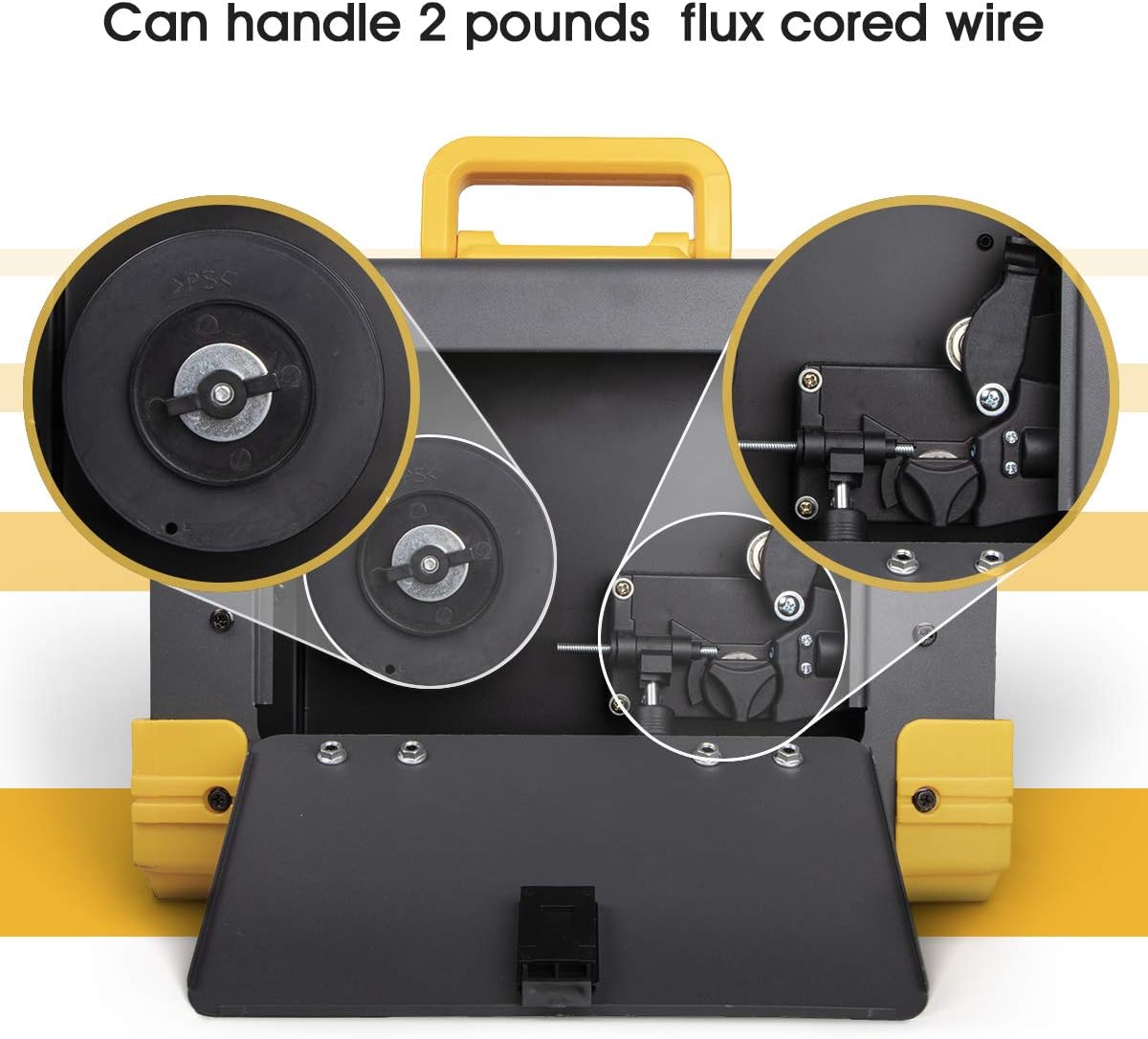 TOOLIOM 135A MIG Welder 110V Flux MIG/Lift TIG/Stick 3-in-1 Weding Machine IGBT DC Inverter - - 