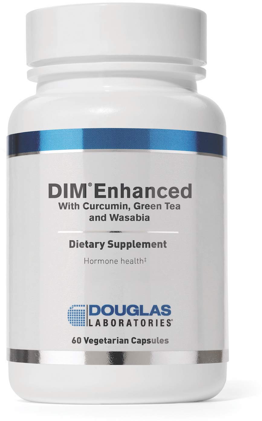 Douglas Laboratories - DIM Enhanced - with Curcumin, Green Tea, and Wasabia to Support Healthy Estrogen Hormone Balance and Immune Health* - 60 Capsules