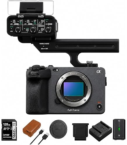 Amazon.com : Sony FX3 Full-Frame Cinema Camera with Sony XLR-H1