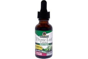 Nature's Answer Thyme Herb with Organic Alcohol, 1-Fluid Ounce | Promotes Respiratory Function | Supports Healthy Lungs